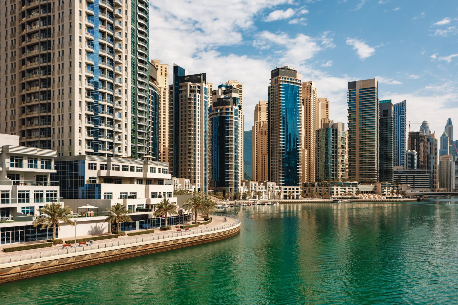 Dubai waterfront skyline