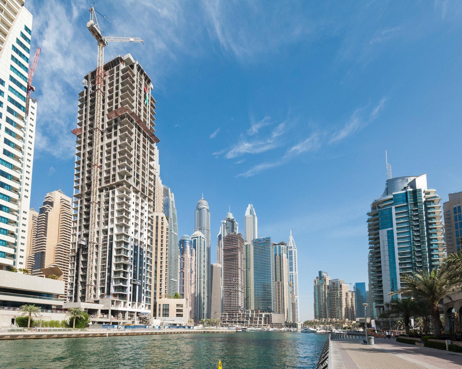 Dubai skyline panorama
