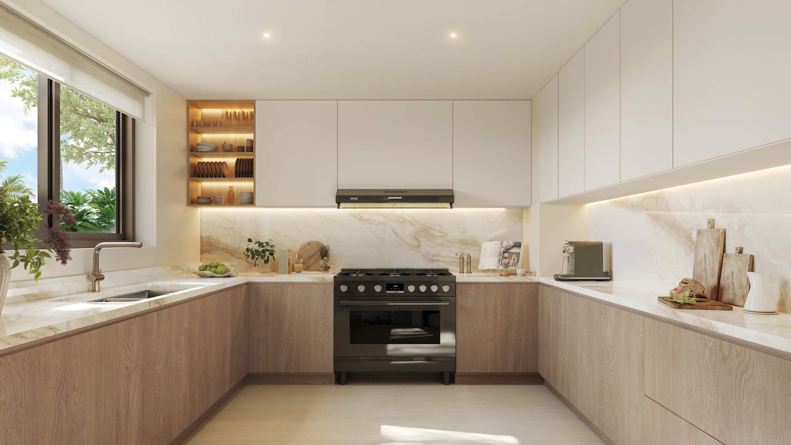 Dubai Hills Mansion kitchen