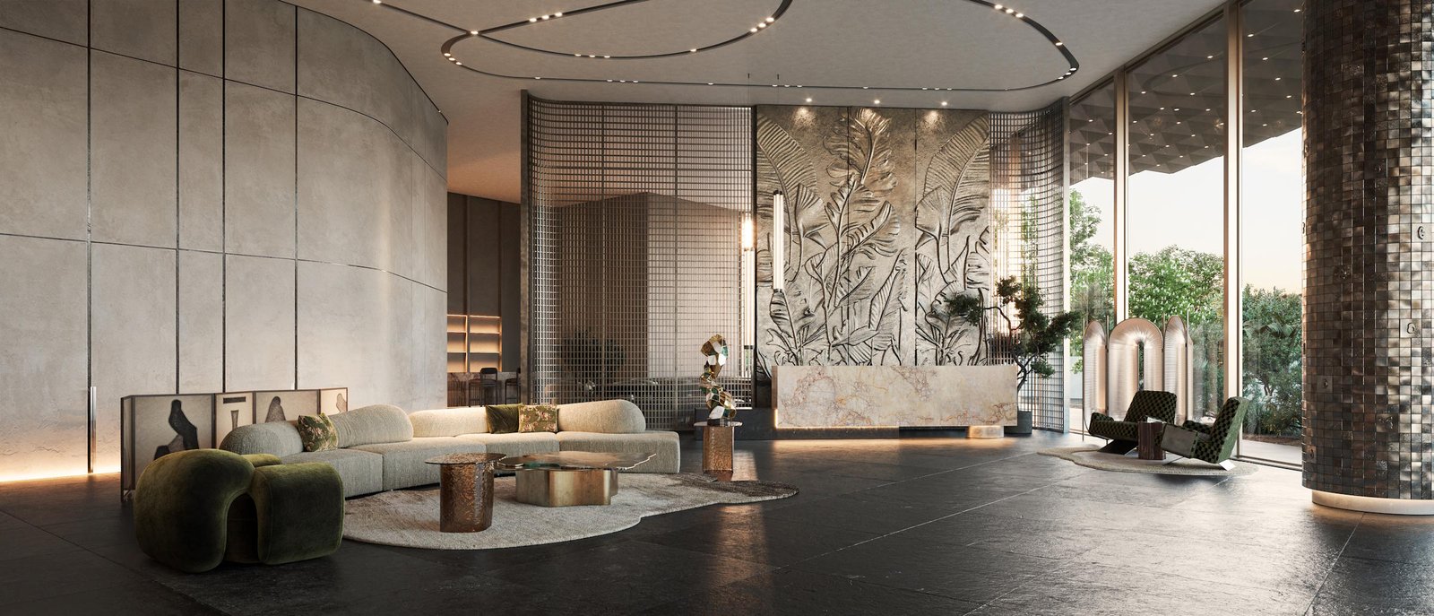 Emerald Villa arrival lobby